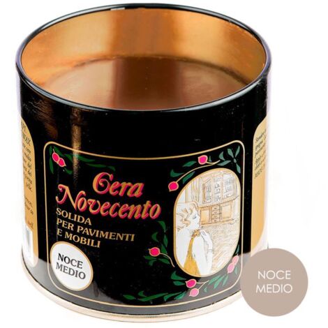 Novecento Cera Solida in Pasta 500ml Noce Medio