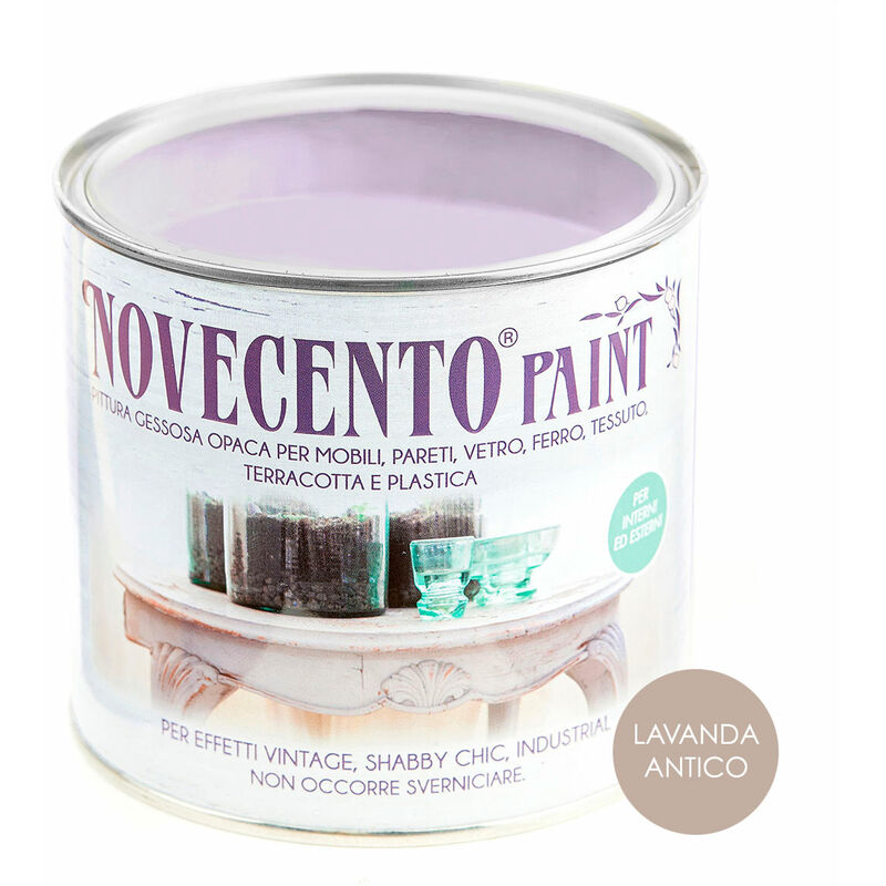 Novecento Paint Tinta Pastello 500ml Lavanda Antico