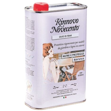 Novecento RINNOVO OLIO TEAK Protettivo rigenera mobili legno da 250 ML 250 ML