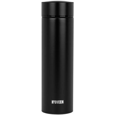NOVEEN Matte Sport Trinkflasche 450 ml  Schwarz