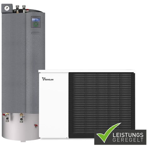 Novelan Luft/Wasser-Wärmepumpe LADV 9-HSDV 9, 2,33kW bis 8,20kW bei A2/W35, R290, 230/400V, Heizen, Außen, frequenzgeregelt Dual