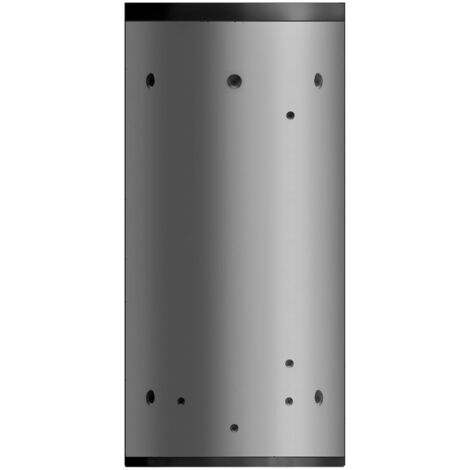 Novelan Trennpufferspeicher TPS 200, 200l, 4 Muffen Heizwasser, 1 Muffe Heizstab, 2 Fühlertauchhülsen, Fühler, PU-Isolierung