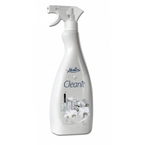Novellini – Détergent pour carrelage CLEANIT – Nettoyage efficace salle de bain – Enlève calcaire sans agression – Protection verre effet Water slide