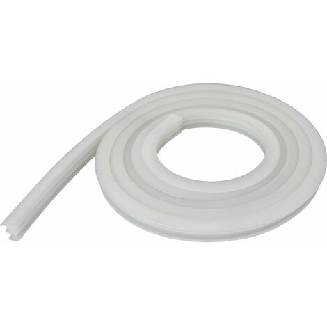 Novellini – Joint horizontal d'étanchéité pour paroi de douche fixe – Longueur 165 cm – PVC flexible – Installation facile sans outil