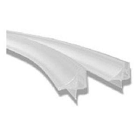 Novellini – Joint horizontal inférieur galbé pour cabine de douche – Longueur 36 cm – Étanchéité optimale pour douche YOUNG – Kit complet