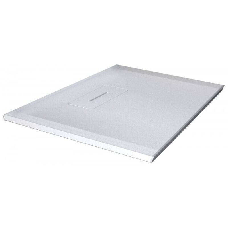 Novellini - Receveur novosolid extra-plat - Dimensions : 90 x 90 cm - Carré - Blanc