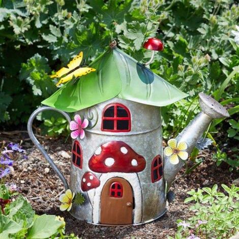 Novelty Garden Ornaments Waterproof Fairy House - Watering World
