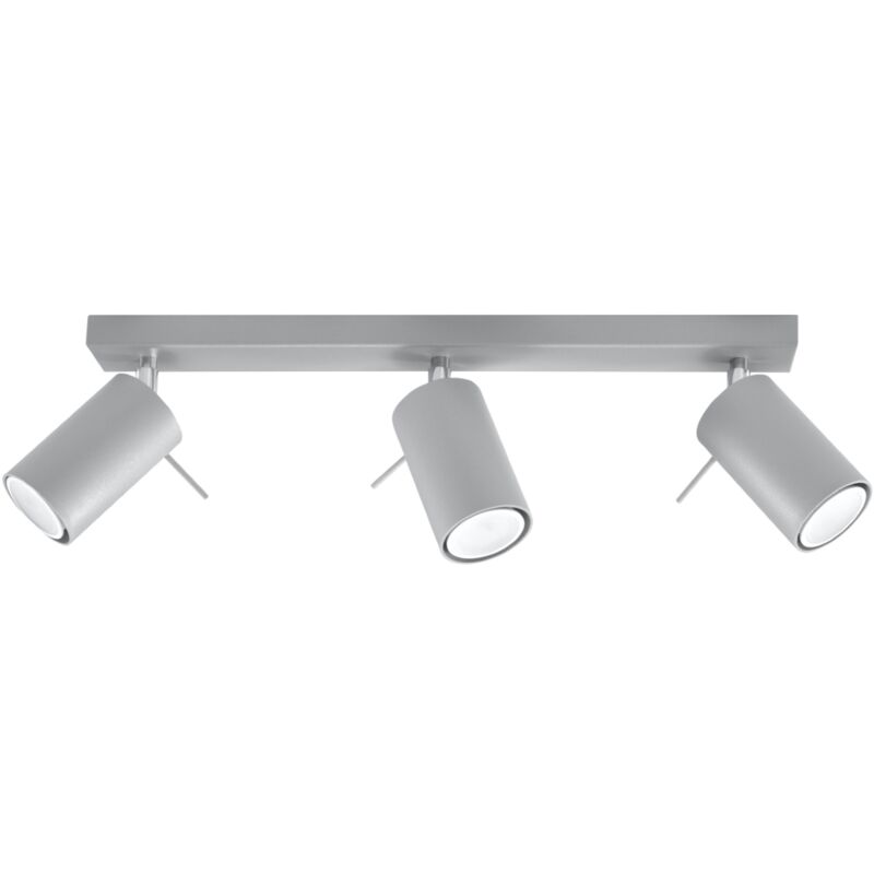 Lampada da soffitto Ring grigio 45x16x6cm Sollux