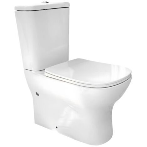 NOVOBATH PRAGA Inodoro Rimless Completo Compacto Blanco - ref: PACKWC-PRAGA