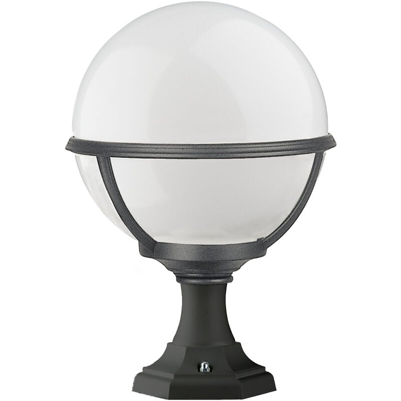 Dopo - Borne classique clic-clac globo IP44 E27 42W 400mm Noir