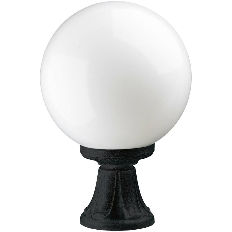 Borne classique indura globo IP55 E27 70W 450mm Noir