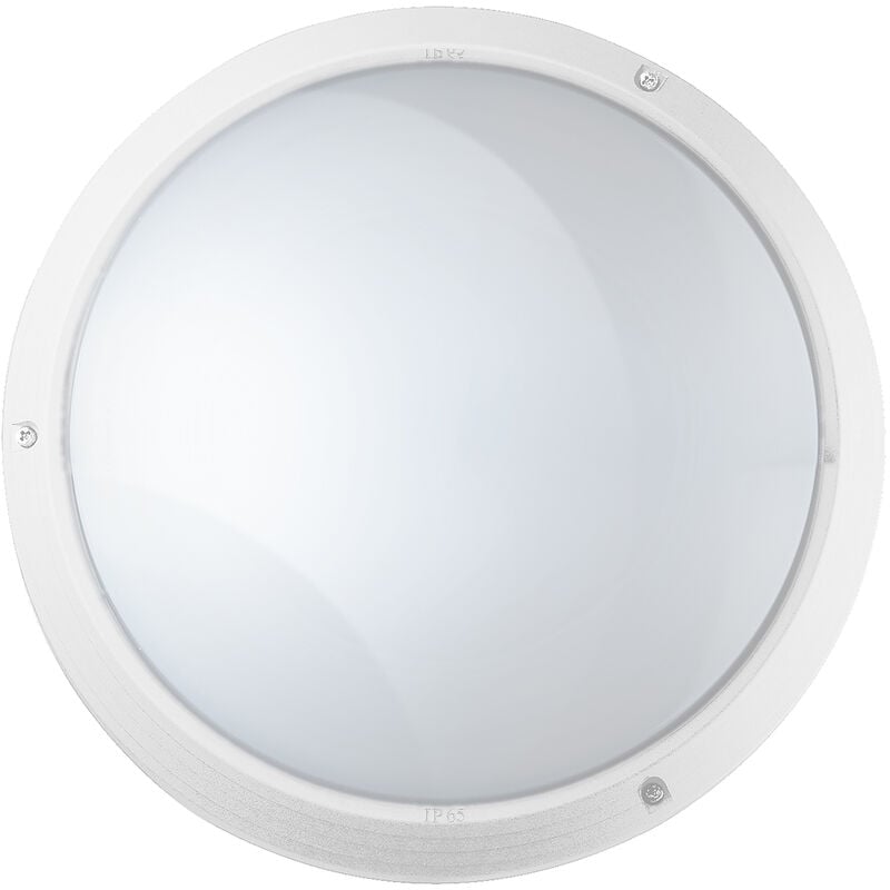 Applique plaff Round IP65 E27 42W Blanc