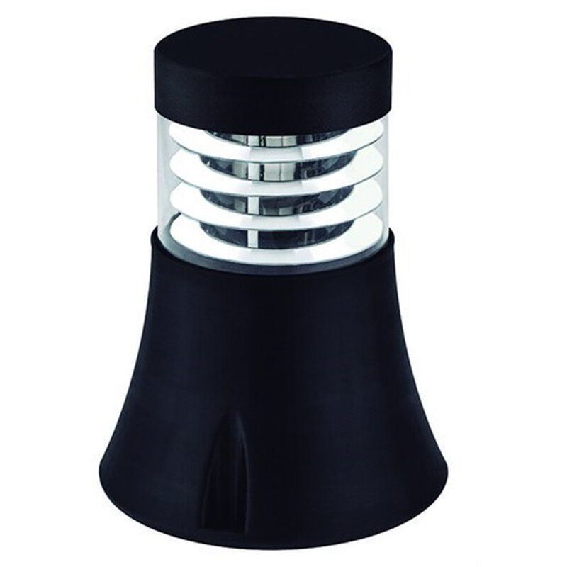 Cristher - NOVOLUX 669D-G05X1A-02 | Pollerleuchte MIRCO IP65 23W E27 Durchmesser 140x280 schwarz