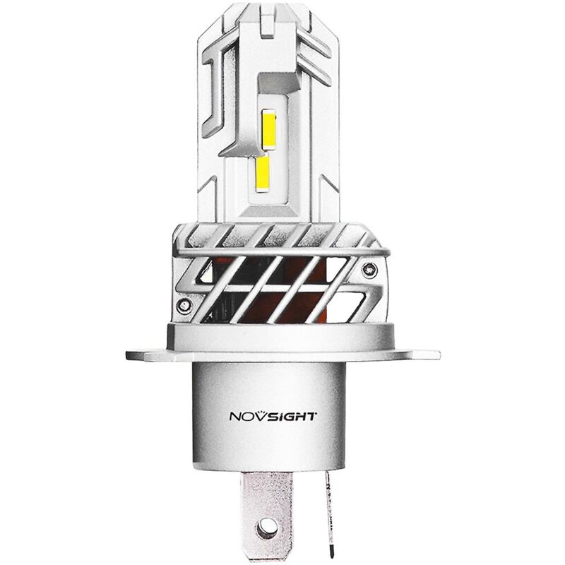 Alovez - Novsight Moto Phare H4 Led 5000lm 6000k 25w Salutlo Lumières
