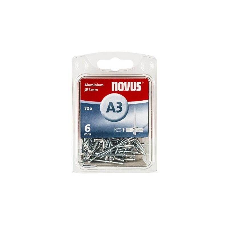 

045-0028 REMACHE CIEGO A 3 X 6 ALU 70 ST - Novus