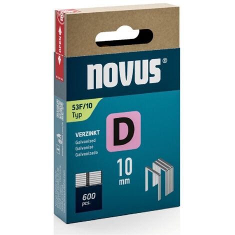 Steinel - NOVUS Flachdrahtklammern Typ 53 F 10mm - 042-0790