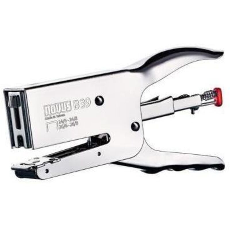 Heftzange B 39 24/6 24/8 26/6 26/8 fest/lösbar 50 Bl. (80 g/m²) Metall chrom