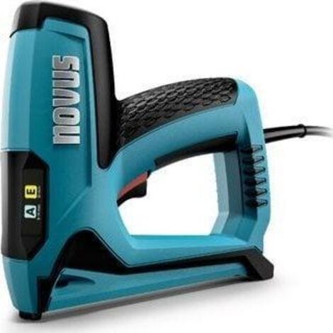 Novus J-120 Grapadora eléctrica negra compacta y potente