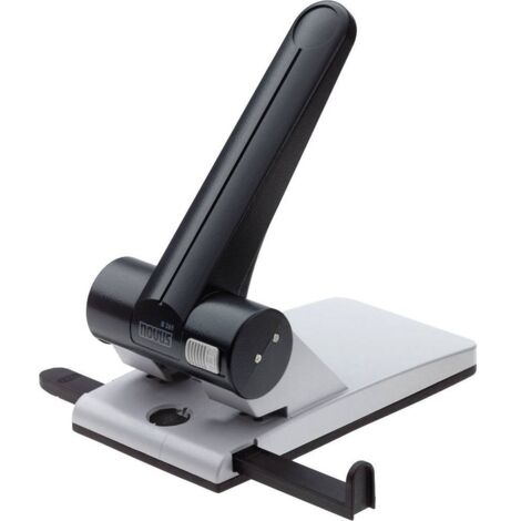 Novus Office 025-0266 Perforatore per alti spessori B265 Grigio luminescente, Nero profondo Formato di regolazione max.