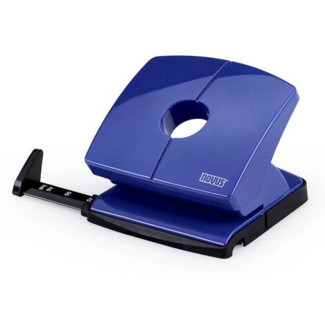 Novus Office 60-B22003 Perforatore da ufficio Locher B220 mit AS 20Blatt blau Blu 20 Fogli (80 g/m²)