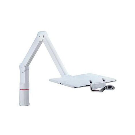 NOVUS Telefonschwenkarm NOVUS TalkMaster 41,5 x 47 x 25,8 cm (B x H x T) Universalzwinge 2kg 360°Kunststoff lichtgrau