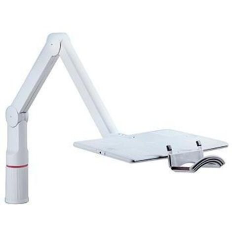 NOVUS Telefonschwenkarm NOVUS TalkMaster 41,5 x 47 x 25,8 cm (B x H x T) Universalzwinge 2kg 360°Kunststoff lichtgrau