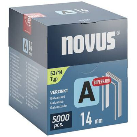 Novus Tools 042-0764 Agrafes fil fin Type 53 5000 pc(s) Dimensions (L x l) 14 mm x 11.3 mm