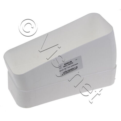 NOVY 906418 coude 15° pour conduits plats