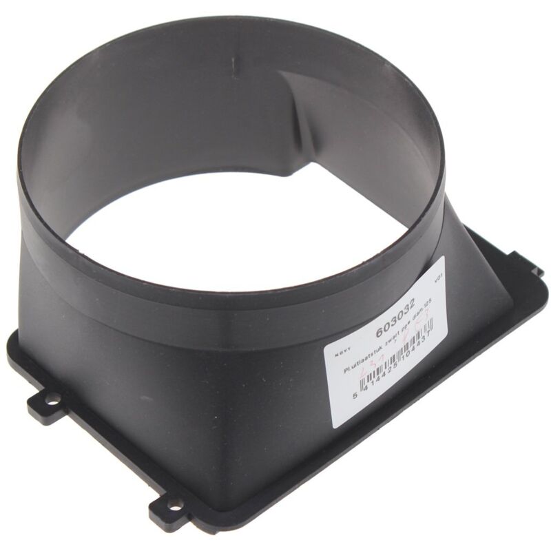 Novy - Auspuff Adapter Stück Schwarz - Ø 125mm - 603032 - 5414425104437