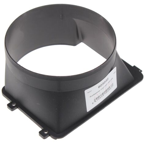 Novy - auspuff adapter stück schwarz - ø 125mm - 603032 - 5414425104437