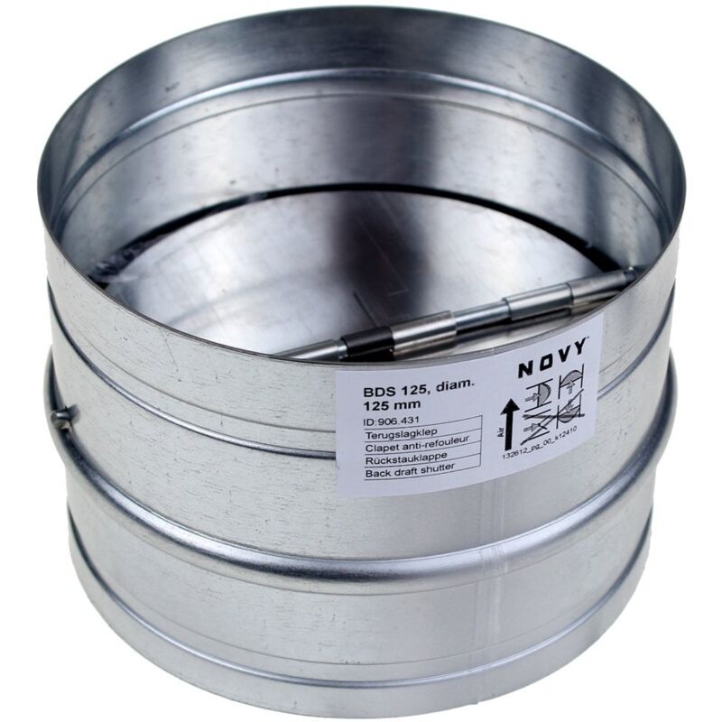 Novy - Rückschlagventil Ø 125 Mm - 906431 - 5414425910489