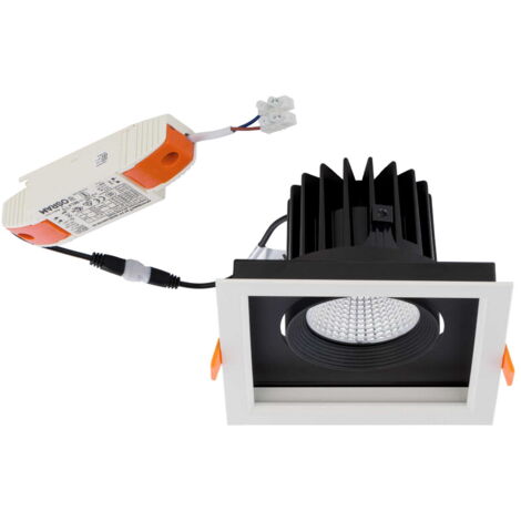 Nowodvorski DIA 8718 faretto LED quadrato bianco 30W
