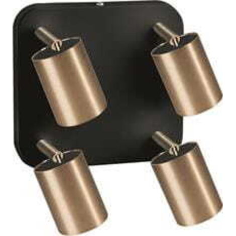 Nowodvorski Eye Spot plafoniera 4 luci GU10 nero ottone