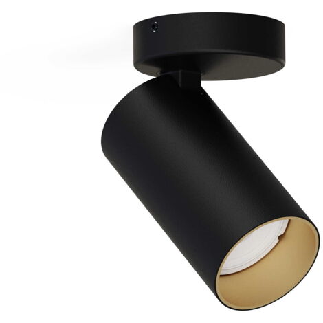 Nowodvorski MONO 7763 spot soffitto GU10 nero oro
