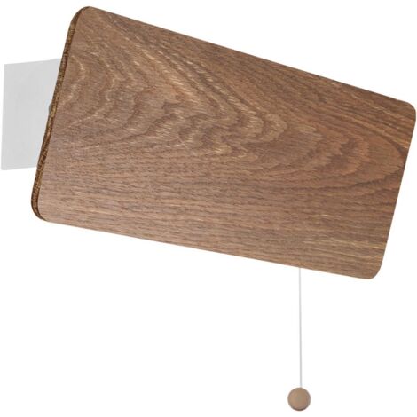 Nowodvorski OSLO applique legno scuro bianca E14 9700