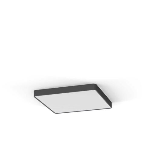 Nowodvorski plafoniera LED SOFT 63cm grafite/bianca