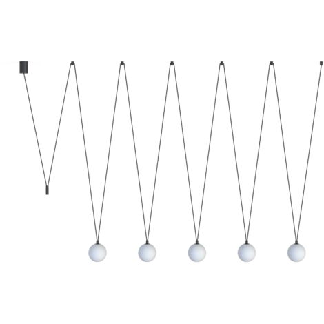 Nowodvorski SLING V lampadario 5 luci sfere bianche