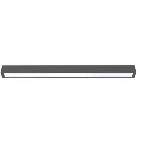 Nowodvorski Straight plafoniera soffitto 92cm grafite/bianca