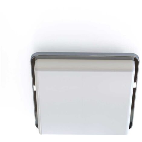 Nowodvorski Tahoe plafoniera quadrata 25 cm bianca IP44 E27