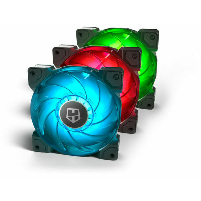 

Ventilador de Caja HUMMER H-SYNC RGB LED Ø 12 cm (3 pcs) - NOX
