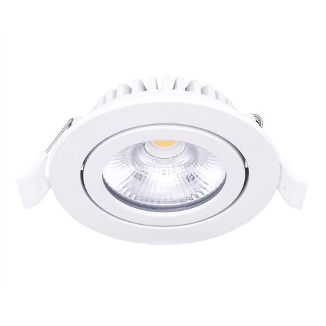 Spot encastrable LED Vivaro blanc 5W dimmable IP54 