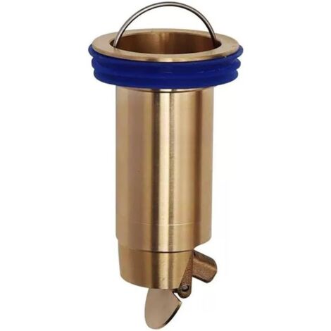 Noyau de vidange de sol, construction en laiton avec anneau d'étanchéité en silice, filtre de douche et de vidange de sol, prévention et blocage du refoulement, design amovible facile à nettoyer pour
