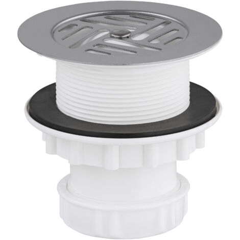 Noyon & Thiebault – Bonde de douche Ø60 sortie verticale – Sortie Ø40 à visser ou coller – Serrage 10 à 30 mm – Pour chantiers humides