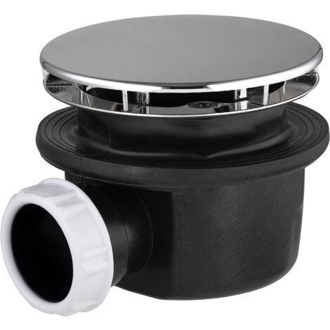 Noyon & Thiebault – Bonde de douche extra plate Ø90 – Sortie horizontale – Drainage efficace pour espaces confinés – Installation discrète