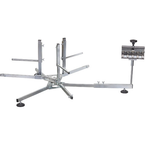 Noyon & Thiebault – Dérouleur redresseur tube multicouche Ø16-26 – Supporte jusqu'à 70kg – Repliable pour transport – Pose esthétique en plomberie