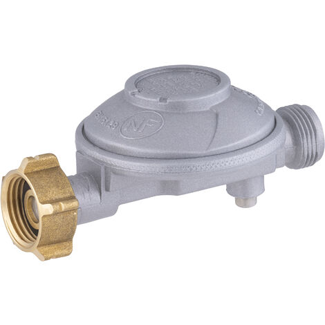Noyon & Thiebault – Détendeur gaz butane 13 kg – Sécurité intégrée – Débit 1.3 kg/h à 28 mbar – Entrée écrou bouteille / sortie mâle 20x150