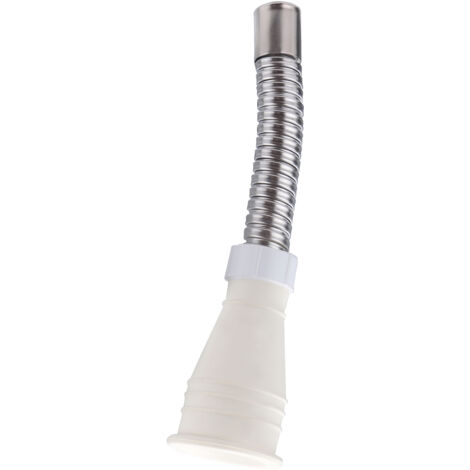 Noyon & Thiebault – Flexible brise-jet universel en caoutchouc – Fixation ventouse – Compatible robinet évier et lavabo – Finition blanche orientable