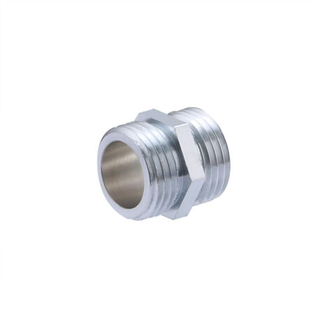 Noyon & Thiebault – Mamelon double mâle en laiton chromé 1/2' – Filetage 15x21 pour raccords femelle – Pression 10 bar – Température 5°C à 90°C - 189-15CL1