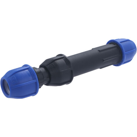 Noyon & Thiebault – Manchon de réparation polyéthylène télescopique Ø25 – Raccord PE pour irrigation enterrée – Installation par serrage – Étanchéité assurée