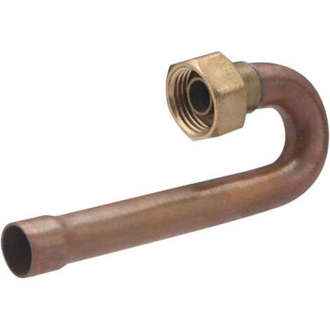 Noyon & Thiebault – Raccord coudé 180 pour gaz naturel – Cuivre Ø14 mm – Femelle 15x21 (1/2) – Connexion fiable pour installations gaz